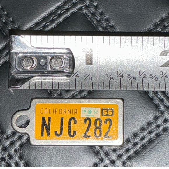 Disabled American Veterans Other - Vintage 1962 California License Plate Keychain DAV NJC 282 Collectible Tag